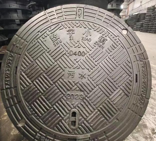 正宁球墨铸铁防沉降井盖展示